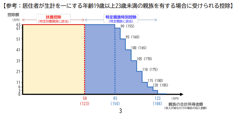 19歳から23歳の所得制限